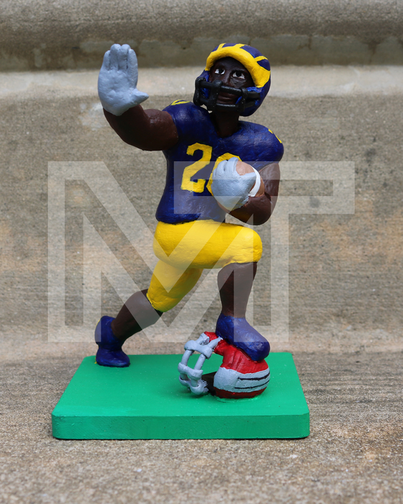 Michigan Football Player Front Michigan Football Player Front