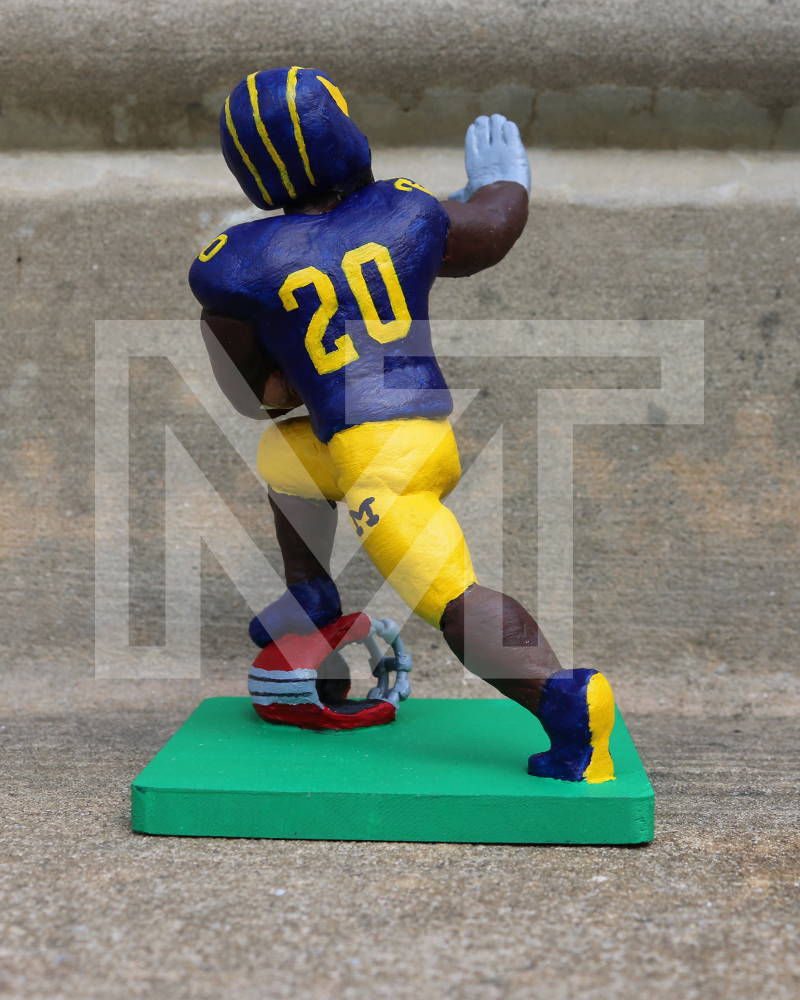 Michigan Football Player Back Michigan Football Player Back